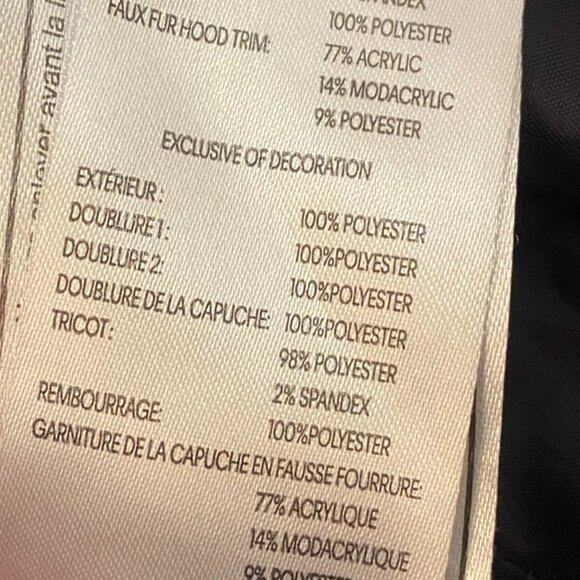 Calvin Klein Hooded Quilted Coat - Medium - Picture 8 of 10